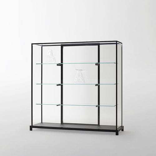 Vetrina contemporanea - WUNDERKAMMER - GLAS ITALIA - in vetro / in alluminio / illuminata