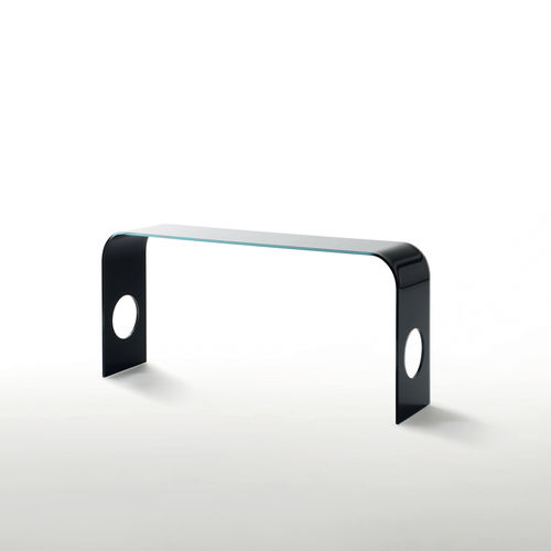 Consolle contemporanea - MING  - GLAS ITALIA - in vetro / rettangolare / professionale