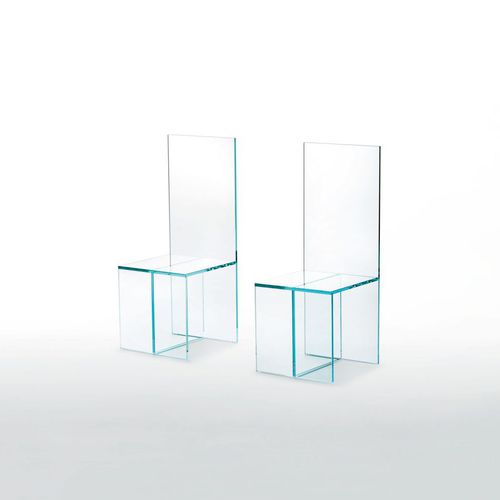 Sedia contemporanea - MERCI BOB - GLAS ITALIA - da interno / in vetro / per uso residenziale