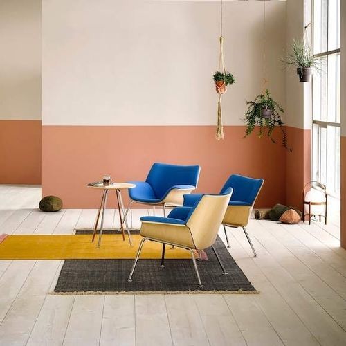Poltrona contemporanea - SWOOP  - Herman Miller - in tessuto / in metallo / in legno