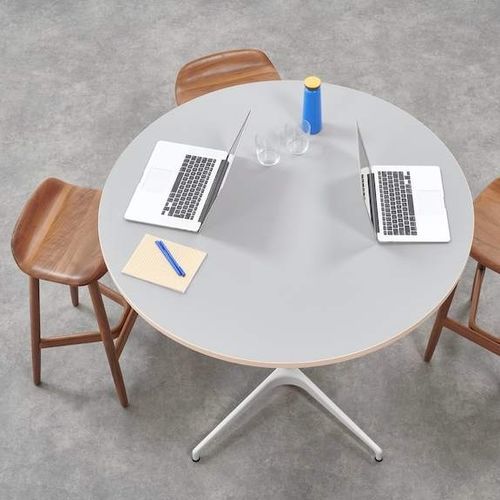 Tavolino basso contemporaneo - CIVIC  - Herman Miller - in laminato / in marmo / con supporto in acciaio