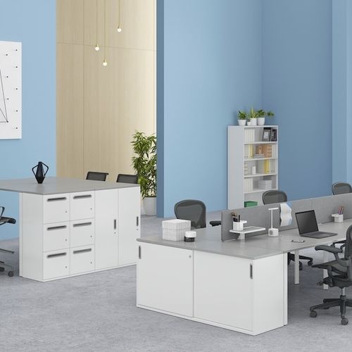 Set scrivania e scaffale contract - PARAGRAPH - Herman Miller
