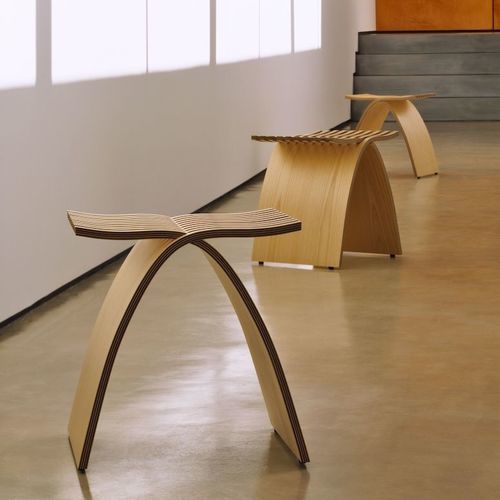 Sgabello contemporaneo - CAPELLI  - Herman Miller - in frassino / in legno compensato / in legno di latifoglie