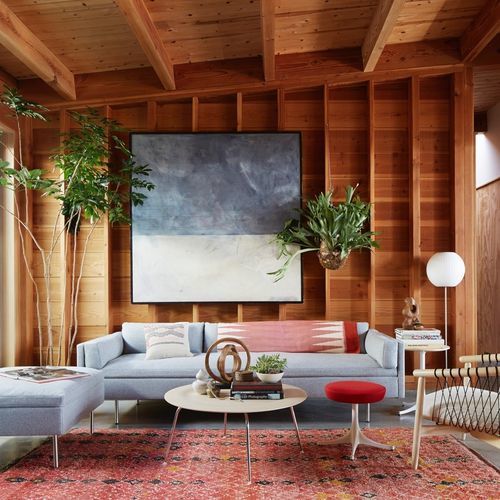 Divano d'angolo - BOLSTER - Herman Miller - contemporaneo / in tessuto / in pelle