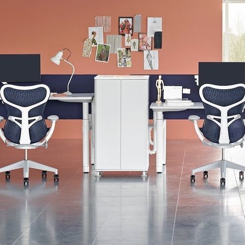 Mobile di stoccaggio mobile - ATLAS  - Herman Miller - con rotelle / per ufficio / per stoccaggio