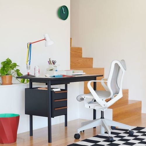 Scrivania da terra - MODE - Herman Miller - design minimalista / in legno / in acciaio