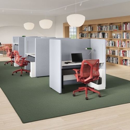 Ufficio POD acustico - BOUND  - Herman Miller - ad altezza regolabile / regolabile / seduto-in piedi