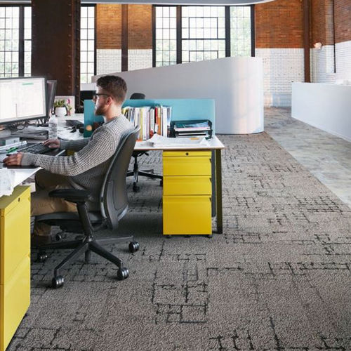Moquette a quadrotte - KERBSTONE - Interface - tufted / bouclé / strutturata