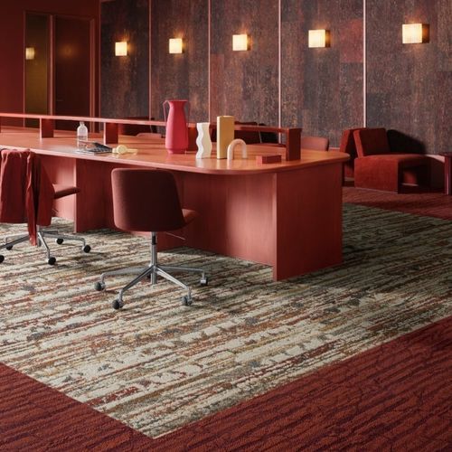 Moquette professionale - SHIFTING SEASONS - Interface - monocromatica / multicolore / a quadrotte