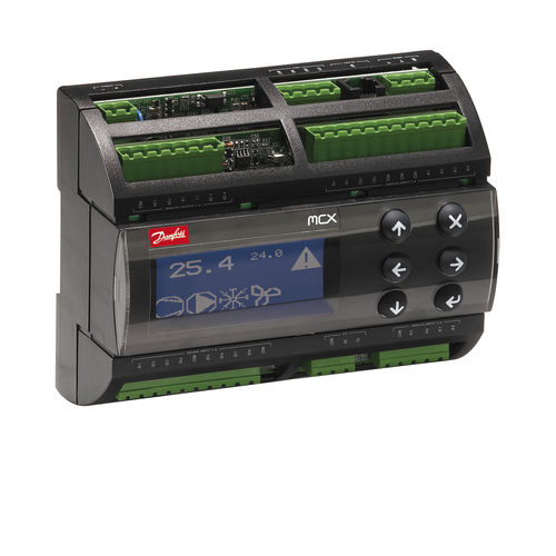 Modulo di controllo per aria condizionata - MCX08M2 - DANFOSS - su guida DIN / IP / analogico