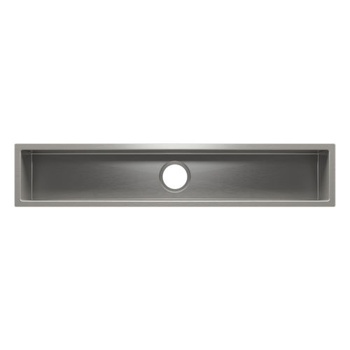 Lavello a 1 vasca - J7® 003969  - JULIEN - senza gocciolatoio / in acciaio inossidabile spazzolato / sottotop