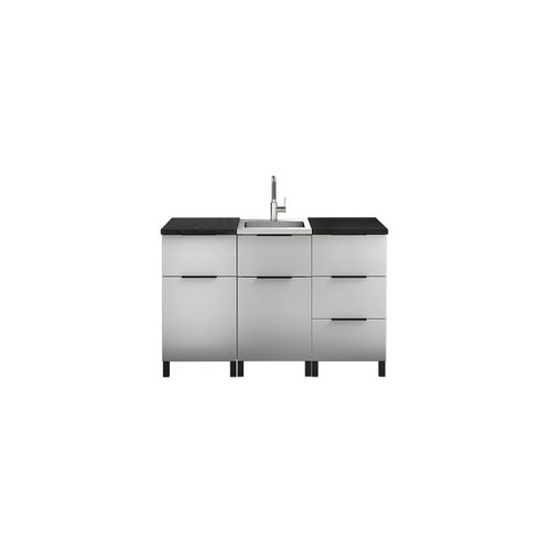 Mobile lavello in acciaio inossidabile - ESSENCE ESS-NAT-I5F - JULIEN - con piedi / per giardino / installazione libera