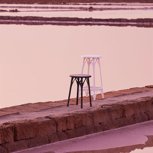 Sgabello contemporaneo - A.I - Kartell - in policarbonato / con supporto in plastica / di Philippe Starck