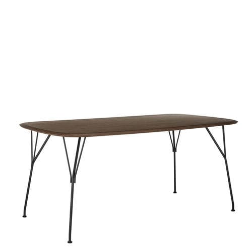 Tavolo contemporaneo - VISCOUNT - Kartell - impiallacciato in legno / in MDF / in noce