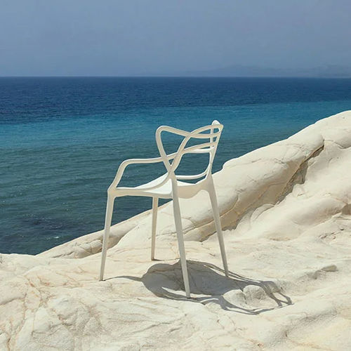Sedia contemporanea - MASTERS - Kartell - da esterno / da interno / in metallo