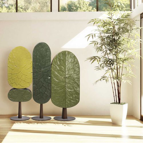 Credenza alta - JACK - Kenneth Cobonpue - design originale / in noce / in acciaio