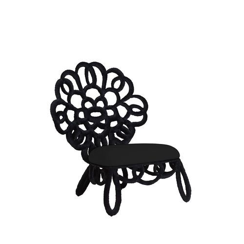 Poltrona design - SAMBA EASYCHAIR - Kenneth Cobonpue - in espanso / in tessuto / in velluto