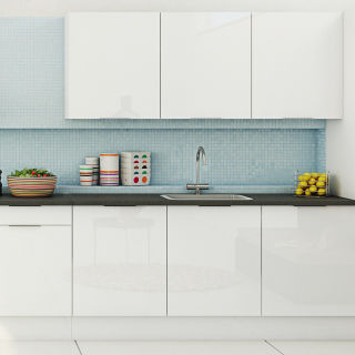 Cucina contemporanea - HTH Køkkener - in laminato / in legno / con maniglia integrata