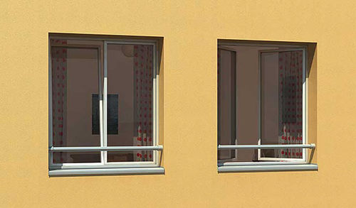Ringhiera in alluminio - BARNET® - dani alu - a sbarre / da esterno / per finestra