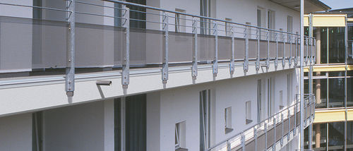 Profilo in resina - DALLNET R® - dani alu - di colmo / per balcone