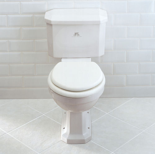 WC da appoggio - LB 7207 - LEFROY BROOKS - in ceramica / ovale / con cassetta a zaino