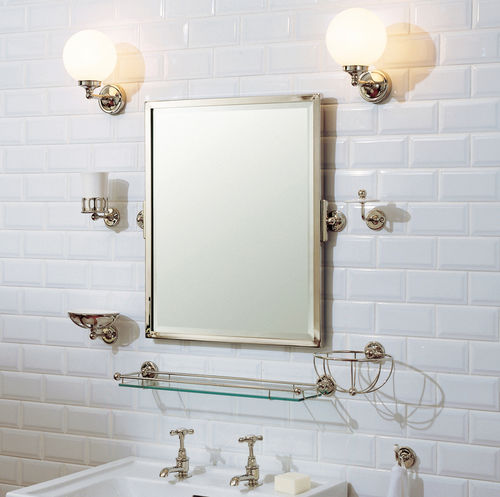 Specchio da bagno a muro - LB 4509 - LEFROY BROOKS - in stile / rettangolare / in cromo