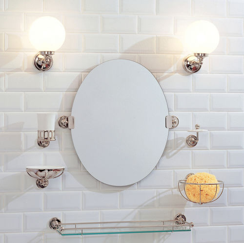 Specchio da bagno a muro - LB 4961 - LEFROY BROOKS - contemporaneo / ovale / in cromo