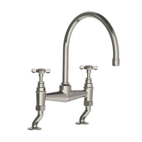 Miscelatore doppio comando da appoggio - LB 1517 - LEFROY BROOKS - in nichel / da cucina / 2 fori
