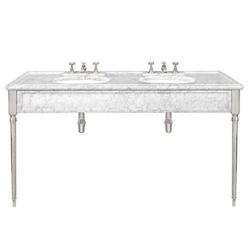 Supporto per lavabo in ottone - LB 6434 WH - LEFROY BROOKS - in ceramica / in marmo