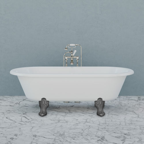 Vasca da bagno ovale - LB 8643 - LEFROY BROOKS - con piedi / in composito / in acrilico