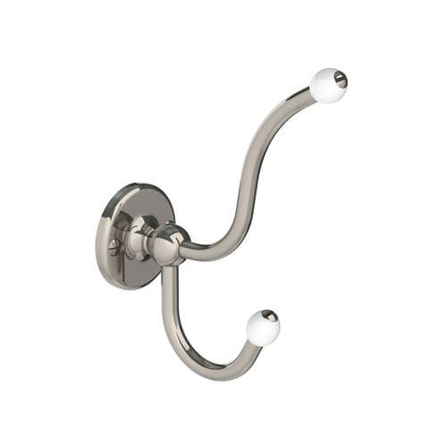 Appendiabiti da parete contemporaneo - LB 4511 - LEFROY BROOKS - in metallo cromato / in ottone / doppio