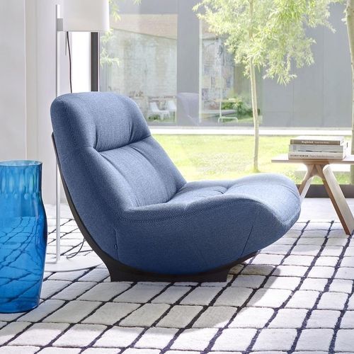 Chauffeuse design - MANAROLA - Ligne Roset - in pelle / in schiuma di poliuretano / in tessuto