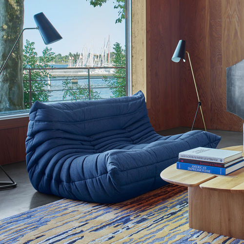 Divano contemporaneo - TOGO - Ligne Roset - in tessuto / in pelle / con rivestimento rimovibile