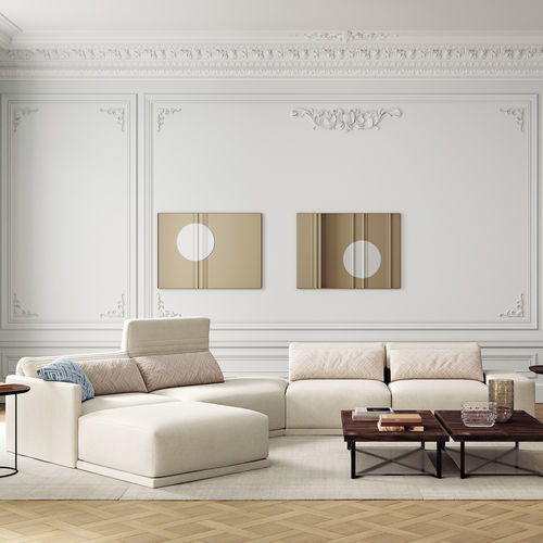 Divano modulare - GRAND ANGLE - Ligne Roset - d'angolo / moderno / in tessuto