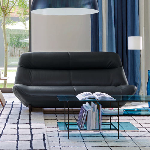 Divano contemporaneo - MANAROLA - Ligne Roset - in tessuto / in schiuma di poliuretano / in pelle