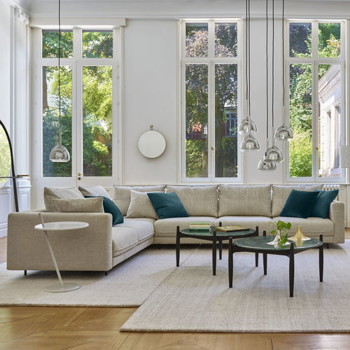 Divano modulare - ENKI - Ligne Roset - d'angolo / contemporaneo / in tessuto