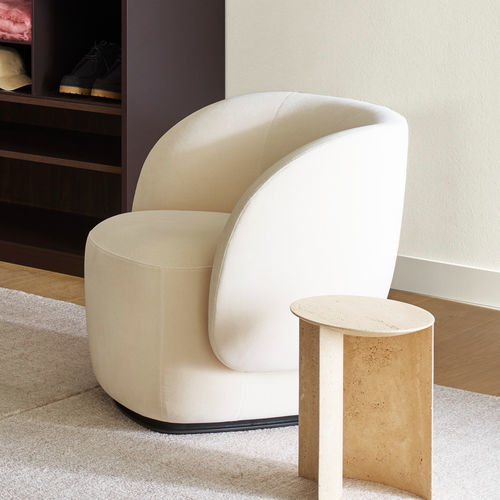 Poltrona design - SOUFFLOT - Ligne Roset - in tessuto / in pelle / in schiuma di poliuretano