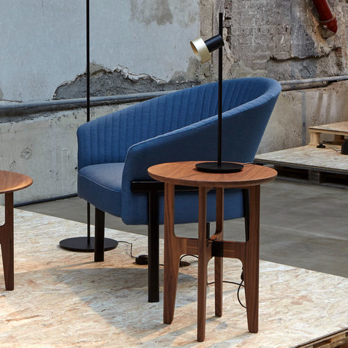 Poltrona contemporanea - VALMY - Ligne Roset - in tessuto / in schiuma di poliuretano / in legno compensato