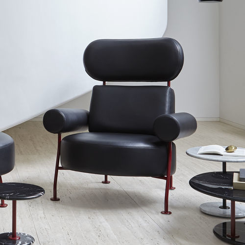 Poltrona design - ASTAIR - Ligne Roset - in pelle / in tessuto / in poliuretano