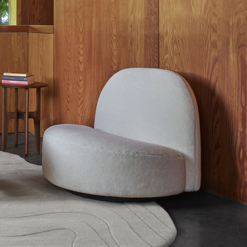 Chauffeuse design originale - ELYSEE - Ligne Roset - in pelle / in tessuto / imbottita