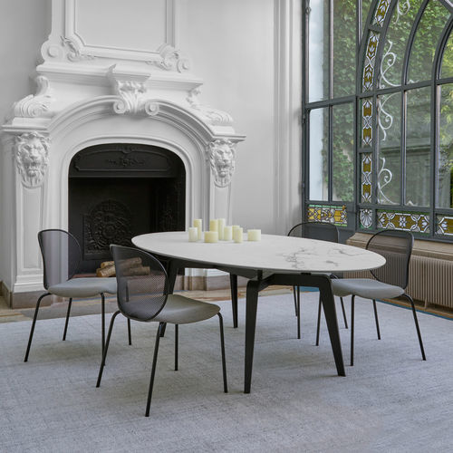 Sedia design - UNBEAUMATIN - Ligne Roset - da interno / da esterno / in tessuto