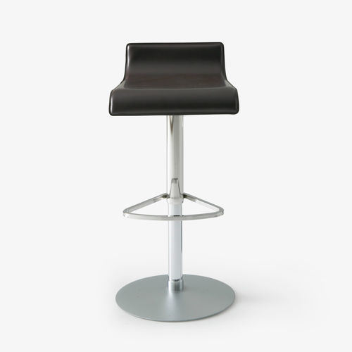 Sgabello da bar contemporaneo - PAM - Ligne Roset - in faggio / in PMMA / con supporto in metallo cromato