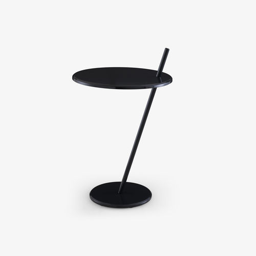 Tavolo d'appoggio design - GOOD EVENING - Ligne Roset - in acciaio laccato / in MDF / con supporto in acciaio laccato