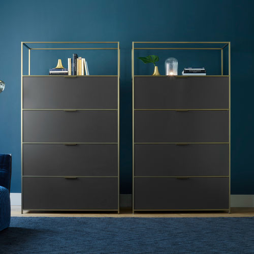 Mobile contenitore da pavimento - DITA - Ligne Roset - contemporaneo / in legno laccato / in mogano