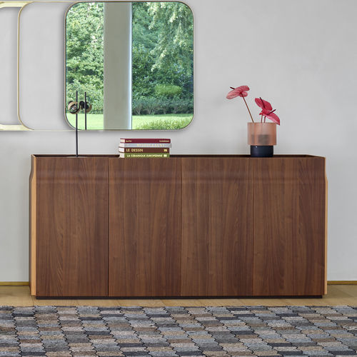Credenza contemporanea - UTOPIA - Ligne Roset - in gres porcellanato / in noce / in marmo