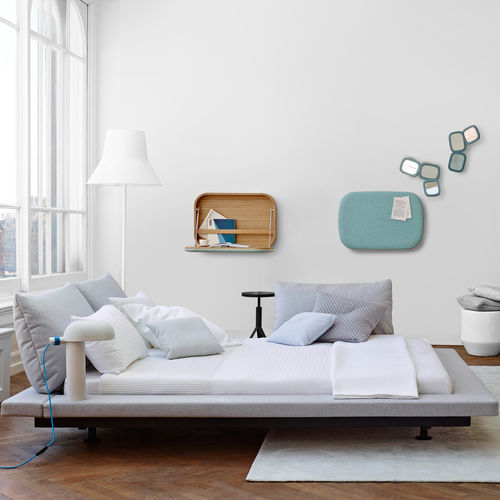Letto matrimoniale - PETER MALY - Ligne Roset - moderno / con testiera / imbottito