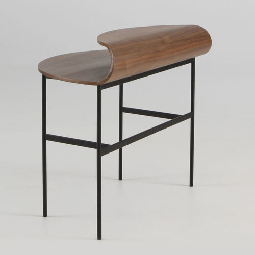 Scrivania da terra - ROLL - Ligne Roset - contemporanea / in noce / curva