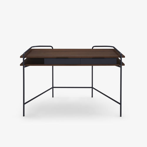 Scrivania da terra - ALANDO - Ligne Roset - contemporanea / in noce / in MDF laccato