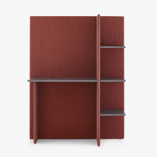 Scrivania per open space - SOFTWALL - Ligne Roset - da terra / design originale / in pelle