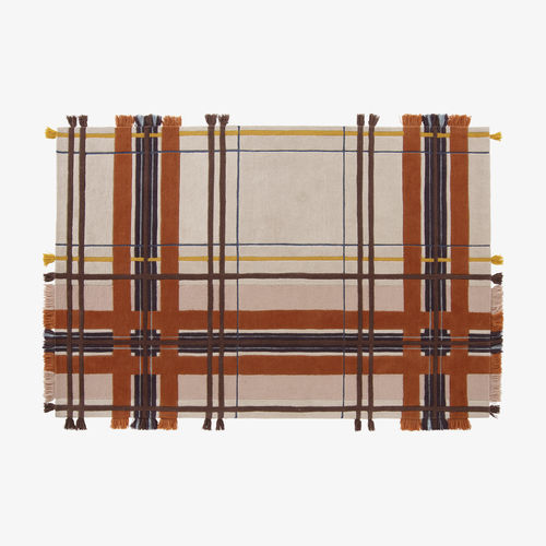 Tappeto contemporaneo - FERGUS - Ligne Roset - a righe / capitonné / in lana